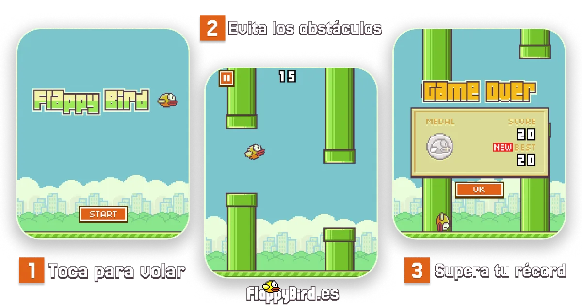 Flappy Bird — ¿Cómo jugar a Flappy Bird?